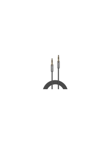 Lindy 35321 cable de audio 1 m 3,5mm Antracita