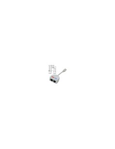 Lindy UTP Port Doubler cable de red Gris