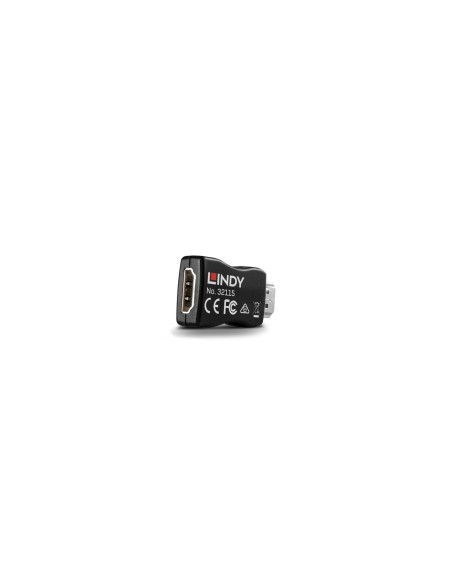 Lindy 32115 cambiador de gÃ©nero para cable HDMI Negro
