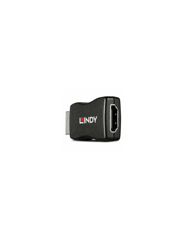 Lindy 32104 cambiador de gÃ©nero para cable HDMI-A Negro