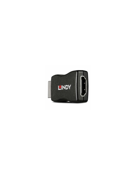 Lindy 32104 cambiador de gÃ©nero para cable HDMI-A Negro