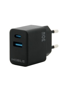 Mobilis 001362 cargador de dispositivo mÃ³vil Universal Negro Corriente alterna Auto