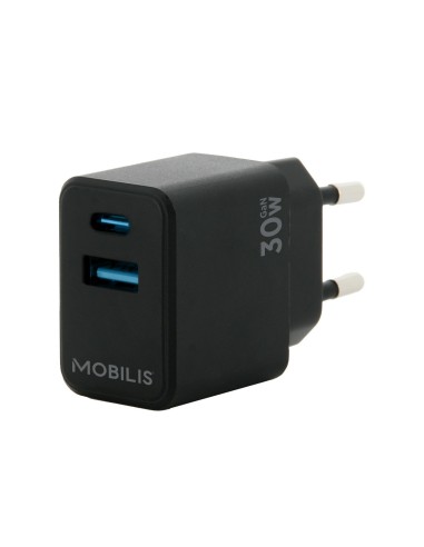 Mobilis 001362 cargador de dispositivo mÃ³vil Universal Negro Corriente alterna Auto