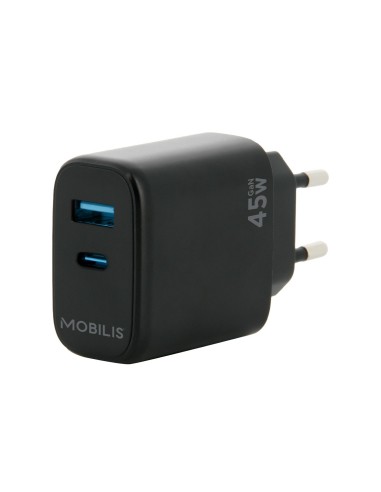 Mobilis 001363 cargador de dispositivo mÃ³vil Universal Negro Corriente alterna Auto