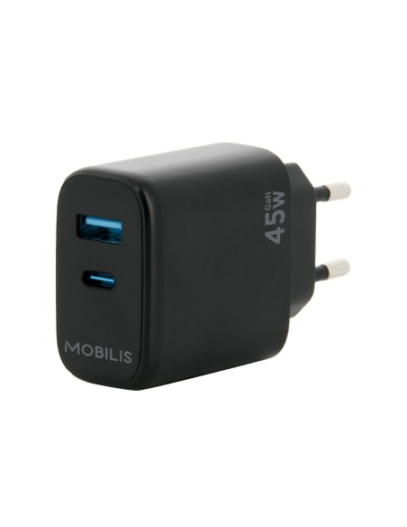 Mobilis 001363 cargador de dispositivo mÃ³vil Universal Negro Corriente alterna Auto