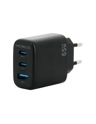 Mobilis 001364 cargador de dispositivo mÃ³vil Universal Negro Corriente alterna Auto