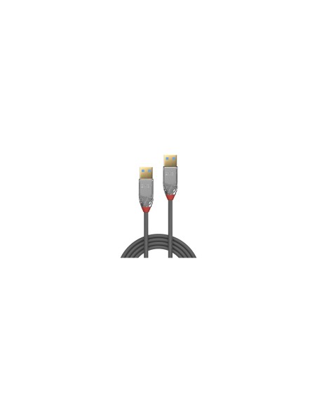 Lindy 36625 cable USB USB 3.2 Gen 1 (3.1 Gen 1) 0,5 m USB A Gris