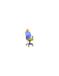 SILLA JORQUERA MALLA AZUL ASIENTO BALI AMARILLO CABECERO FIJO 15SABALI100C