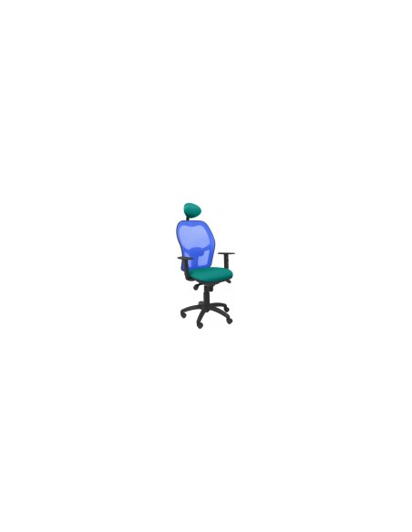 SILLA JORQUERA MALLA AZUL CABECERO FIJO ASIENTO BALI VERDE 15SABALI39C