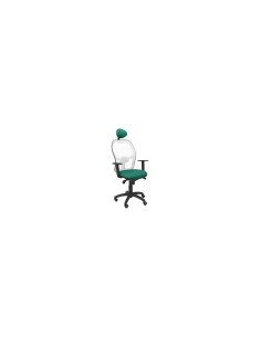 SILLA JORQUERA MALLA BLANCA ASIENTO BALI CABECERO FIJO VERDE 15SBBALI456C