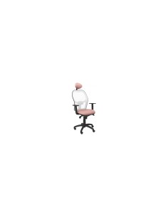 SILLA JORQUERA MALLA BLANCA CABECERO FIJO ASIENTO BALI ROSA PÃÂLIDO 15SBBALI710C