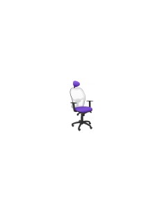 SILLA JORQUERA CABECERO FIJO MALLA BLANCA ASIENTO BALI LILA 15SBBALI82C