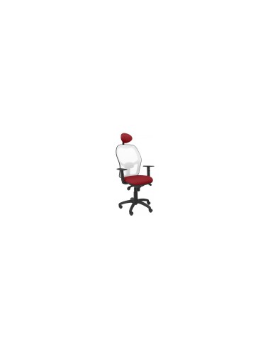 SILLA JORQUERA MALLA BLANCA CABECERO FIJO ASIENTO BALI GRANATE 15SBBALI933C