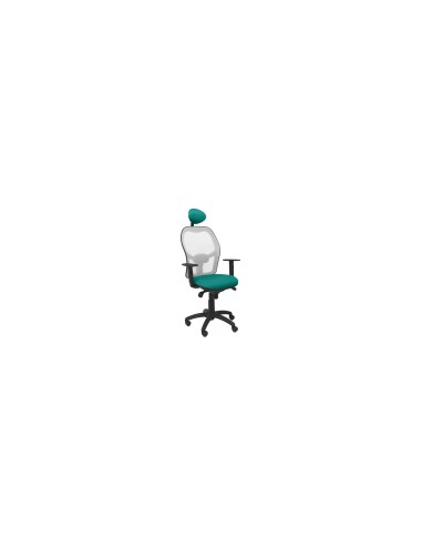 SILLA JORQUERA MALLA GRIS CABECERO FIJO ASIENTO BALI VERDE CLARO 15SGRBALI39C