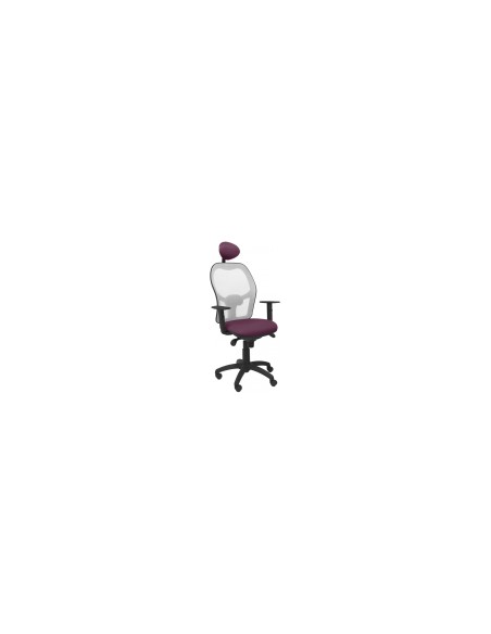 SILLA JORQUERA MALLA GRIS CABECERO FIJO ASIENTO BALI MORADO 15SGRBALI760C