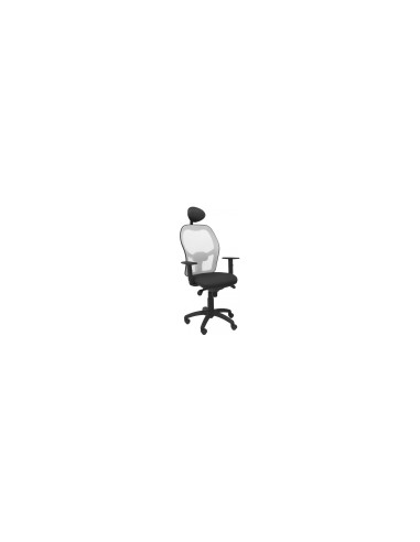 SILLA JORQUERA MALLA GRIS CABECERO FIJO ASIENTO BALI NEGRO 15SGRBALI840C