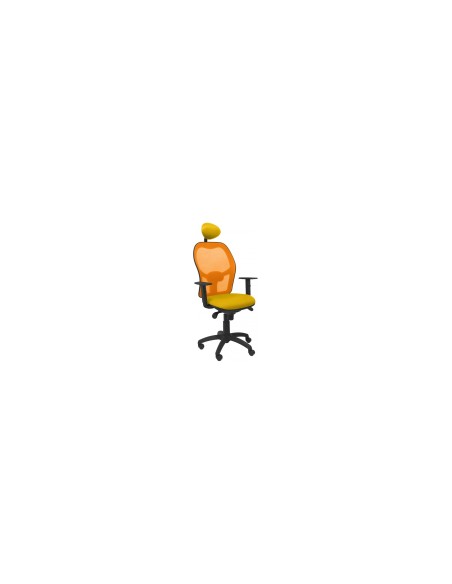 SILLA JORQUERA MALLA NARANJA CABECERO FIJO ASIENTO BALI AMARILLA 15SNABALI100C