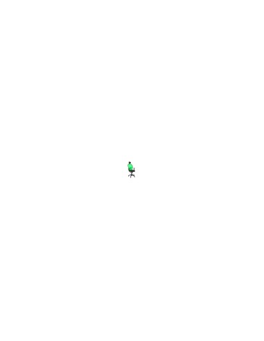 SILLA JORQUERA MALLA VERDE CABECERO FIJO ASIENTO BALI NEGRO 15SVBALI840C