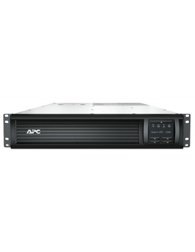 APC Smart-UPS LCD RM with SmartConnect LÃÂ­nea interactiva 2200VA, 1980 W, 9 salidas AC (2U) Negro, Metalico