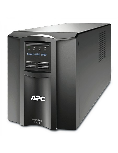 APC sistema de alimentaciÃ³n ininterrumpida (UPS) LÃÂ­nea interactiva 1500 VA, 1000 W, 8 salidas AC Negro