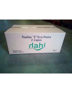 Dahi PK 20 PAQUETES 200 TOALLITAS Z ECOPASTA 2