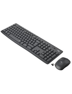Logitech MK295 Silent Wireless Combo teclado RF inalÃ¡mbrico QWERTY Internacional de EE.UU. Negro