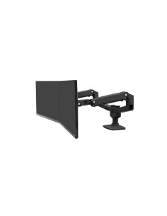 Ergotron LX Series soporte para monitor 27P Abrazadera/Atornillado Negro