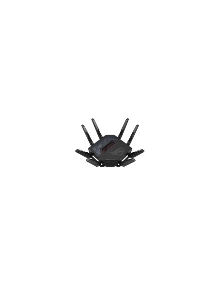 ASUS ROG Rapture GT-BE98 router inalÃ¡mbrico 10 Gigabit Ethernet Quad-band (2.4 GHz / 5 GHz-1 / 5 GHz-2 / 6 GHz) Negro