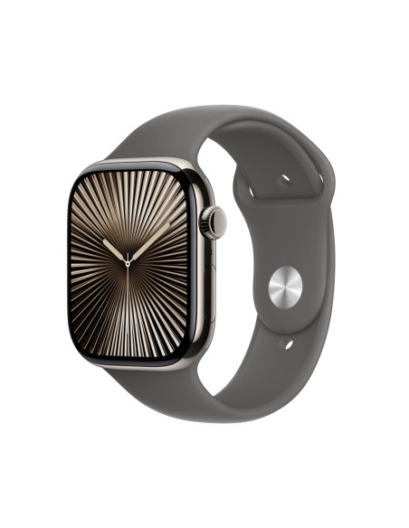 Apple Watch Series 10 OLED 46 mm Digital 416 x 496 Pixeles Pantalla tÃ¡ctil 4G Titanio Wifi GPS (satÃ©lite)