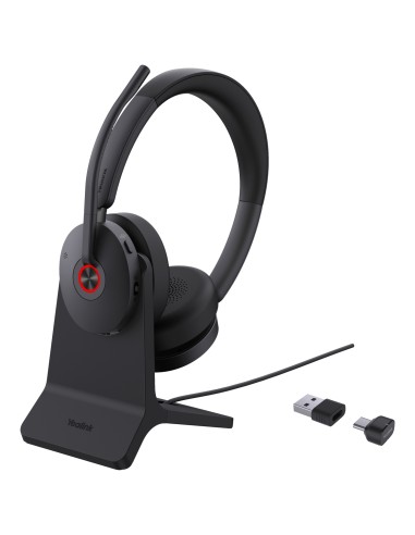 Yealink BH74 + Stand Teams USB-C/A Auriculares InalÃ¡mbrico Diadema Oficina/Centro de llamadas USB Type-C / USB Type-A Bluetooth