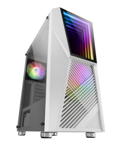 Torre Mars Gaming IluminaciÃ³n RGB ATX Blanco