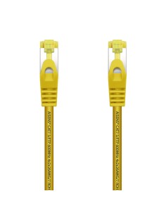 AISENS Cable De Red Latiguillo RJ45 LSZH Cat.7 600 MHz S/FTP PIMF AWG26, Amarillo, 0.5 m