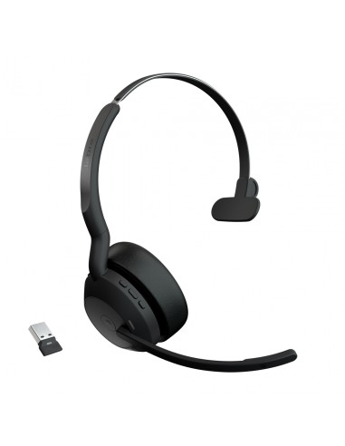 Jabra Evolve2 55 Auriculares InalÃ¡mbrico Diadema Oficina/Centro de llamadas Bluetooth Negro