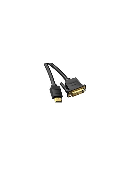 Vention Cable Conversor ABFBF/ DVI Macho - HDMI Macho/ 1m/ Negro