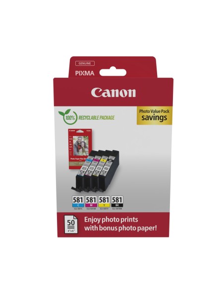Canon 2106C006 cartucho de tinta 4 pieza(s) Original Negro, Cian, Magenta, Amarillo