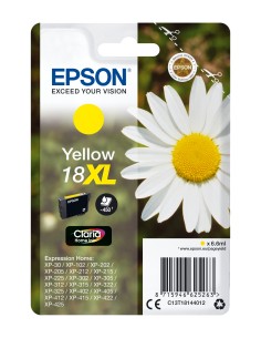 Cartucho Epson Daisy 18XL amarillo etiqueta RF C13T18144022