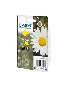 Cartucho Epson Daisy 18XL amarillo etiqueta RF C13T18144022 2