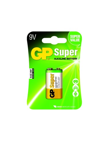 GP Batteries Super Alkaline 9V BaterÃ­a de un solo uso Alcalino
