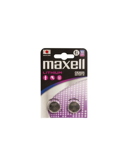 Maxell 12239200 pila domÃ©stica BaterÃ­a de un solo uso CR2025 Lithium-Manganese Dioxide (LiMnO2)