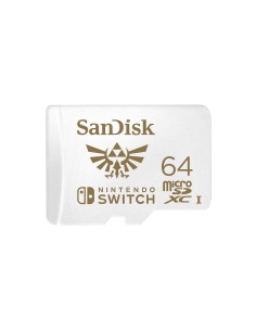 Memoria microsdxc sandisk nintendo switch 64gb rojo blanco SDSQXAT-064G-GNCZN