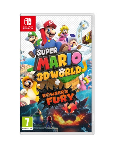 Nintendo Super Mario 3D World + BowserÃ¢â‚¬â„¢s Fury EstÃ¡ndar+Complemento InglÃ©s, EspaÃ±ol Nintendo Switch