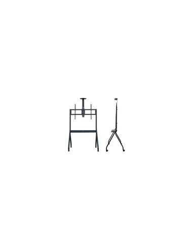 TooQ iStar Soporte de Suelo con Ruedas para Pantallas 55"- 100", Negro