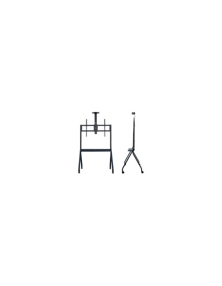 TooQ iStar Soporte de Suelo con Ruedas para Pantallas 55"- 100", Negro