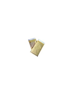 PAQUETE 10 BOLSAS SAM ACOLCHADAS KRAFT CON PLASTICO BURBUJA 100X165 MM 146001