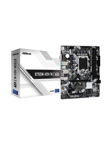 Asrock B760M-HDV/M.2 D4 Intel B760 LGA 1700 micro ATX