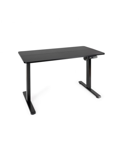 Tooq Origami Mesa de Escritorio Electrica Ajustable en Altura 730-1180mm - Motor DC 100-240V - Tablero de MDF 18mm - Color Negro