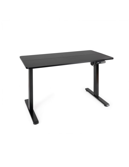 Tooq Origami Mesa de Escritorio Electrica Ajustable en Altura 730-1180mm - Motor DC 100-240V - Tablero de MDF 18mm - Color Negro