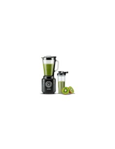 Bourgini 21.3002.00.00 licuadora 1,75 L Batidora de vaso 1000 W Negro, Transparente