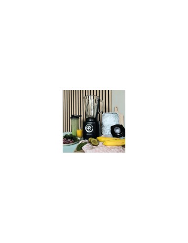 Bourgini 21.3002.00.00 licuadora 1,75 L Batidora de vaso 1000 W Negro, Transparente