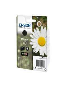 Cartucho Epson Daisy Cartucho 18 negro etiqueta RF C13T18014022 2